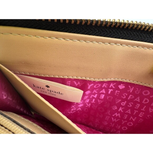 Kate Spade Black Wristlet Zip Wallet Layton Wellesley - Picture 9 of 11